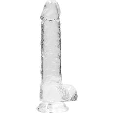 TPE Dildoer RealRock Crystal Clear 8″