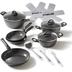 Set of cookware Stoneline Ceramic Cookware Set with lid 14 Parts