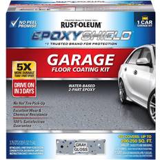 Rust oleum paint Rust-Oleum EpoxyShield Garage 1 Car Kit (120 fl oz) Floor Paint Gray