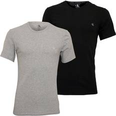 Tops Calvin Klein CK One Crew-Neck Stretch Cotton T-shirt 2-pack - Grey/Black