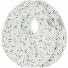 Cam Cam Copenhagen Dregellappar Cam Cam Copenhagen Teething Jersey Bib 2-pack Green Leaves