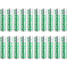 Aaa batterier 20 Deltaco Ultimate Alkaline AAA 20-pack