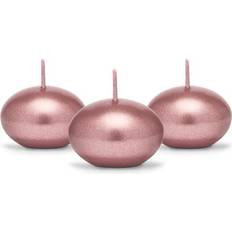 Flytande ljus PartyDeco Flytande Ljus Metallic Roséguld 50-pack