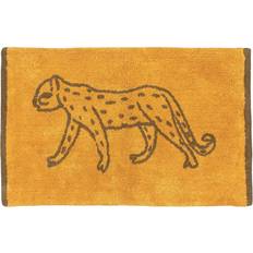 Gold Non-Slip Bath Mats Furn Leopard (335132)