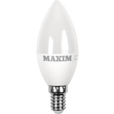 Status Maxim LED Candle Small Edison Screw Cool White 6W (Pack of 10)