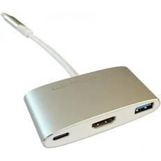 2 Stk. USB-Hubs LC-Power LC-HUB-C-MULTI-4