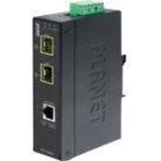 Verkkokortit ja Bluetooth-sovittimet Planet IGT-1205AT Valokuitumuuntaja GigE 10Base-T, 100Base-TX, 1000Base-T RJ-45 SFP (mini-GBIC)