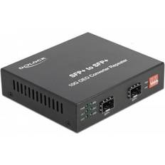 Sfp +ethernet media converter DeLock Media Converter 10GBase-R SFP to SFP Medieomsætter 10 GigE 10GBase-R SFP SFP