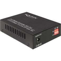 Convertisseurs multimédia DeLock Gigabit Ethernet Media Converter 10Base-T 100Base-TX 1000Base-T 1000Base-X SFP Mini-GBIC RJ-45