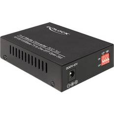 Poe converter DeLock PoE mediakonverterare 10/100/1000Base-T till SFP