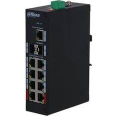 Dahua Elartikler Dahua 8-Port Gigabit POE2.0 unmanged switch(120W) GbE Uplink,2*SFP,PFS3211-8GT-120-V2-inkl. PSU