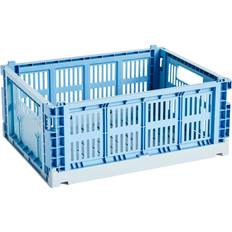 Cajas de almacenamiento Hay Colour Crate Mix M 26.5x34.5 cm Sky Blue Caja de almacenamiento