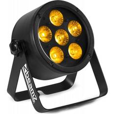 Uv lampor BeamZ Pro BAC302 ProPar Alu6 x12W6-1RGBWA-UV, LED spot Pro BAC302 Aluminium LED Par