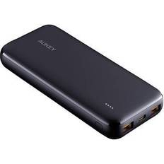 Aukey Powerbanks Batterier & Opladere Aukey Basix Slim PB-N73 Powerbank 10000mAh Sort