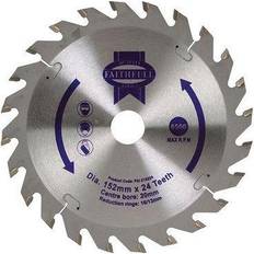 Power Tool Accessories Faithfull Circular Saw Blade 152 x 20mm x 24T Fast Rip