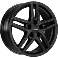 16" - 5/112 Autofelgen Ronal R65 JET BLACK MATT 6,5x16 5/112 ET40 Ã57,1