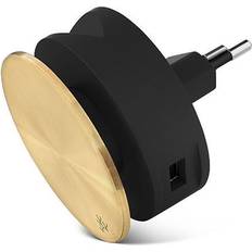 Iphone laddare Usbepower AERO MINI Luxury Editon Laddare med stativ och kabelspole Koppar