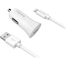 Smartline 12W Billader med Lightning Kabel 1m
