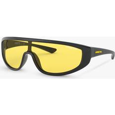 Arnette Solglasögon Arnette AN4264 Wrap Sunglasses, Matte Black/Yellow