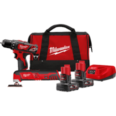 Milwaukee m12 verktygspaket Milwaukee M12 BPP2D-402B Verktygspaket