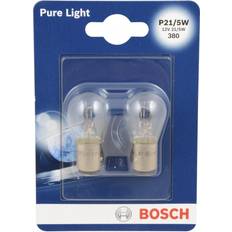 Pære Pure Light,P21/5W,2 stk.,12v,BAY15d