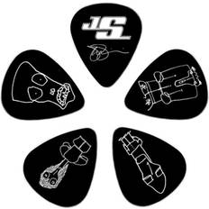 Plettri saldi D'Addario D'Addario Joe Satriani Guitar Picks Black 10 Pack Light Gauge 0.50mm 1CBK2-10JS