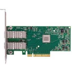 Pcie ethernet 10 gigabit Dell Mellanox ConnectX-4 Lx Nätverksadapter PCIe låg profil 25 Gigabit Ethernet x 2 för PowerEdge C6320, FC430, FC630, FC830