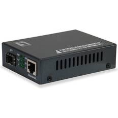 Ethernet 1000 sfp mini gbic LevelOne GVT2012 RJ45 to SFP Gigabit Media Converter-PoE PSE-1000 Mbit/s-10Ba