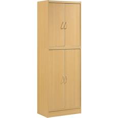 Shelves Storage Cabinets Hodedah 4 Door Storage Cabinet 24x72"