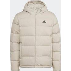 Homme - XS Vestes Adidas Helionic Hooded Down Jacket - Aluminium