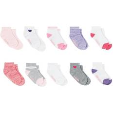 18-24M Underwear Children's Clothing Hanes Toddler Girl's Ankle Socks 10-pack