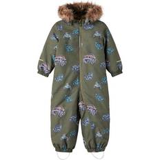 Name It Petos Name It Snow10 Snowsuit - Olive Night with Truck (13209165)