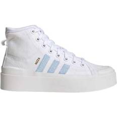 adidas Nizza Bonega Mid W - Cloud White/Clear Sky/Gold Metallic