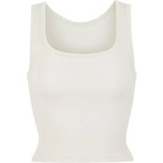 Elastane/Lycra/Spandex - Women Tank Tops SKIMS Rib Tank Top - Bone