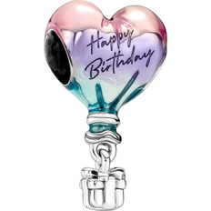 Pandora Silver Charms & Pendants Pandora Happy Birthday Hot Air Balloon Charm - Silver/Multicolour