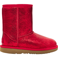 Red metallic girls ugg store boots