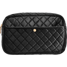 Fan Palm Black Velvet Large Beauty Bag