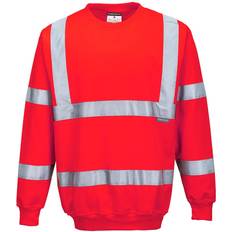 Portwest B303 Hi-Vis Sweatshirt -Red