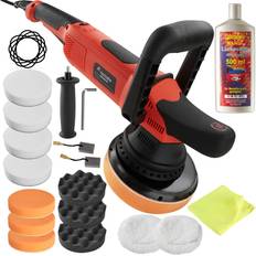 tectake Pulidora Excéntrica K7250 Set De 16 Piezas Incl.