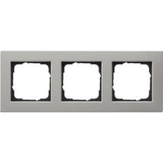 PC-Ersatzteile Gira E2 Edelstahl Abdeckrahmen 3 Fach