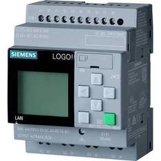 Siemens logo Siemens LOGO! 24CE,logisk modul, display PU/I/O: 24V/24V/24V transistor, 8DI (4AI)/4DO