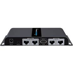 Trasmettitori Audio e Video Wireless Techly Np Extender Splitter Hdmi 1x4 Con Ir Su Cavo Cat. 6 Fino A 50m
