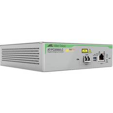 Allied Telesis AT PC2000/LC fibermedieomformer 10Mb LAN, 100Mb LAN, GigE TAA-kompatibel