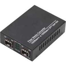 Convertisseurs multimédia Digitus DN-82133, 1000 Mbit-s, 1000Base-X, 100Base-X, 1000Base-X, Fast Ethernet, Gigabit Ethernet, 100,1000 Mbit-s, 100BASE-X