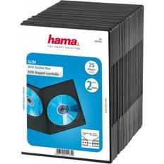 Optische Einheiten Hama DVD Slim Double-Box 25 pcs