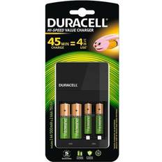 Duracell Opladers Batterijen en Opladers Duracell batterijlader Hi-Speed Value Charger, inclusief 2 AA en 2 AAA batterijen, op blister