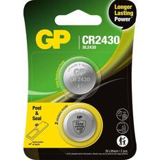 3v litiumbatteri GP Batteries Knappcell CR2430 litiumbatteri 2-pack