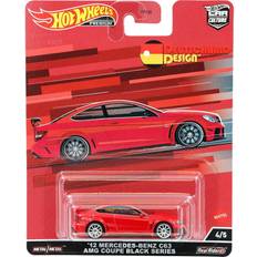 Juguetes Hot Wheels 2012 Mercedes Benz C63 AMG Coupe Black Series Red "Deutschland Design" Series Diecast Model Car