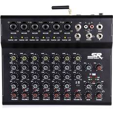 Tables de mixage de studio Monoprice Stage Right by ix8B 8-Channel Live Sound and Recording Mixer