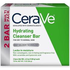 Cerave hydrating cleanser CeraVe 2-Pack Hydrating Cleanser Bars In Fragrance-Free 2 Pack